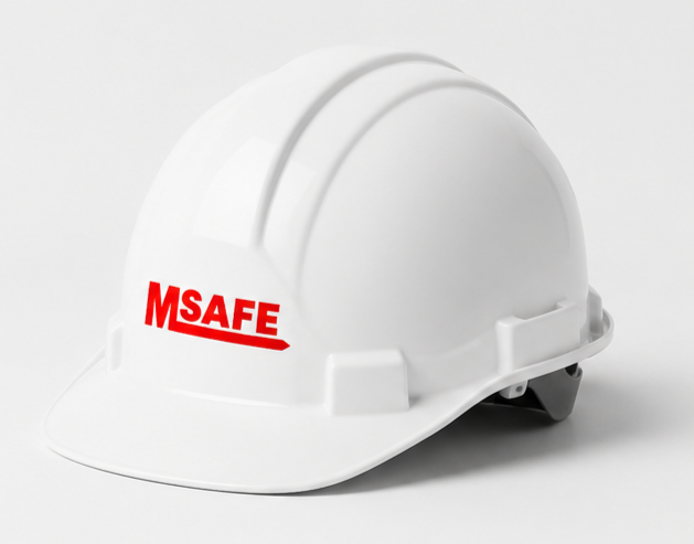 MSAFE branded cap graphic design by QUADMEDIA.TVM