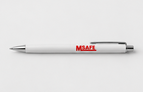 MSAFE Industries executive pen branding design by QUADMEDIA.TVM